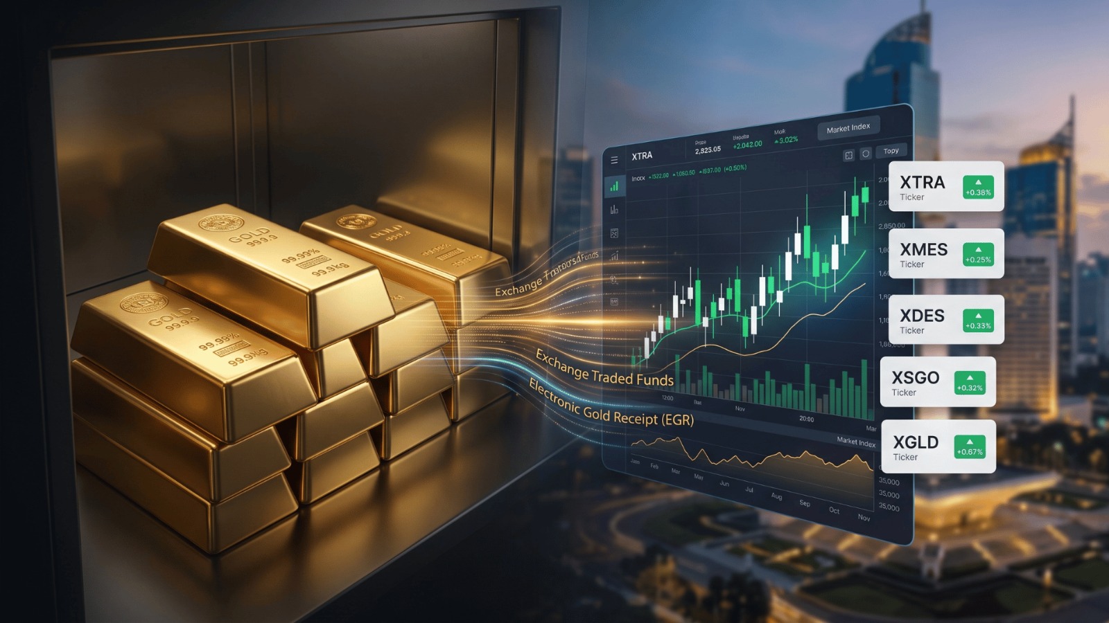 Bursa Efek Indonesia Resmi Meluncurkan 5 ETF Emas Baru, Ini Daftar dan Harganya